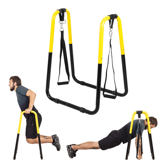 Kätetugevdaja Multi-Purpose Parallel Bars w/ Straps inSPORTline PU1200