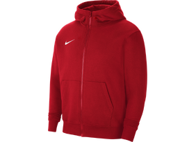 Laste dressipluus Nike Youth Fleece PARK20 Full-Zip Hoodie punane