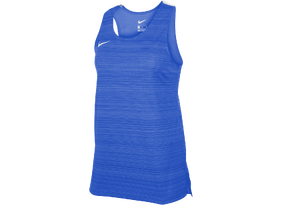 Naiste treeningsärk Nike WOMENS NIKE STOCK DRY MILER SINGLET sinine