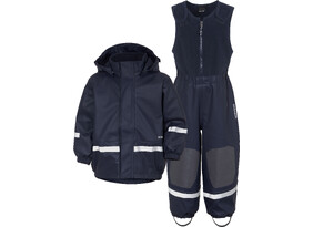 Laste vihmariiete komplekt Didriksons Boardman Kids Set tumesinine