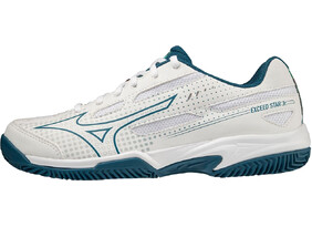 Laste tennisejalatsid Mizuno EXCEED STAR Jr. CC valge/sinine