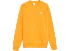 Meeste dressipluus Nike M NSW CLUB CRW FT kollane